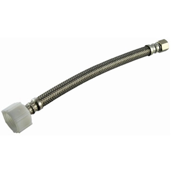 Fluidmaster PRO1F16 Braided Faucet Supply Line - Stainless Steel