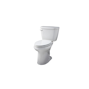 Gerber WS-21-518 Viper ErgoHeight Elongated 2 Piece Toilet - White