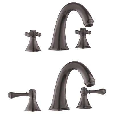 Grohe 25.054.ZB0 Geneva Roman Tub Filler - Oil Rubbed Bronze (Pictured w/Handles  Not Included)