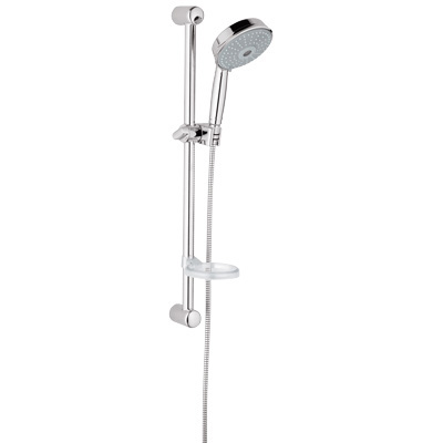 Grohe 27.140.BE0 Rain Shower Rustic Shower Set - Sterling Infinity Finish