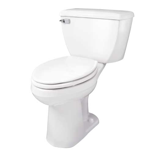 Gerber HE-20-317 Ultra Flush 1.28 gpf 10 in Rough-In Two-Piece Elongated ErgoHeight Toilet - White