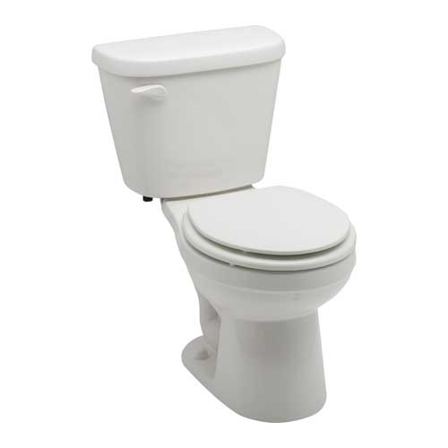 Gerber WS-20-904 Maxwell 1.28 gpf 14 in Rough-In Two-Piece Round Front Toilet - White