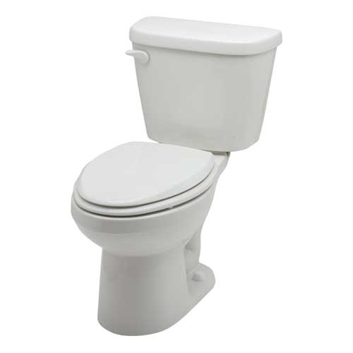 Gerber WS-20-910 Maxwell 1.28 gpf 10 in Rough-In Two-Piece Elongated Toilet - White