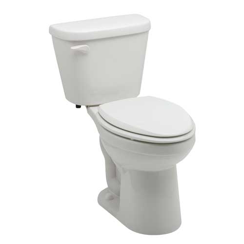 Gerber WS-20-918 Maxwell 1.28 gpf 12 in Rough-In Two-Piece Elongated ErgoHeight Toilet - White