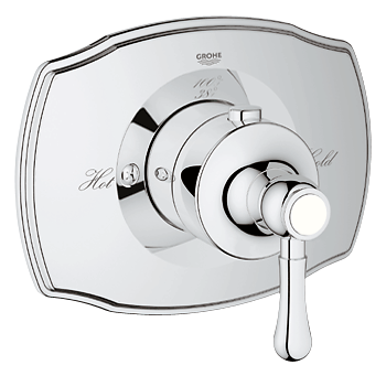 Grohe 19839000 GrohFlex Authentic Custom Shower Thermostatic Trim with Control Module - Starlight Chrome