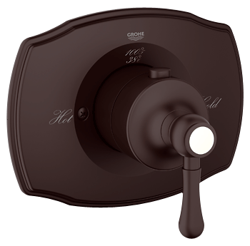 Grohe 19839ZB0 GrohFlex Authentic Custom Shower Thermostatic Trim with Control Module - Oil Rubbed Bronze