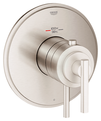 Grohe 19848EN0 GrohFlex Timeless Single Function Thermostatic Trim with Control Module - Infinity Brushed Nickel