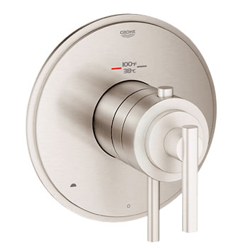 Grohe 19849EN0 GrohFlex Timeless Dual Function Thermostatic Trim with Control Module - Brushed Nickel