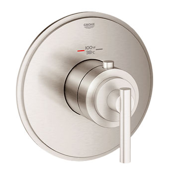 Grohe 19865EN0 GrohFlex Timeless Custom Shower Thermostatic Trim with Control Module - Brushed Nickel