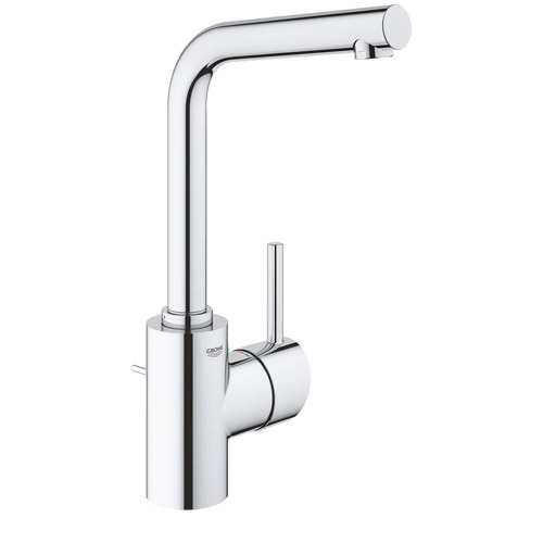 Grohe 23737002 Concetto Single Hole Single Handle L Size Bathroom Faucet 1.2 GPM - Chrome