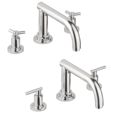 Grohe 25.048.EN0 Atrio Roman Tub Filler - Infinity Brushed Nickel (Pictured w/Handles  Not Included)
