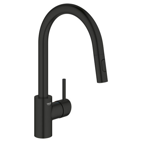 Grohe 326652433 Concetto Dual Spray Pull Down Kitchen Faucet - Matte Black