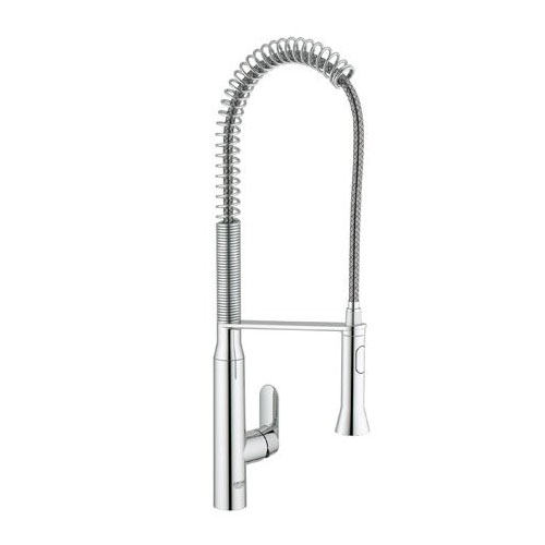 Grohe 32951DC0 K7 Semi-Pro Kitchen Faucet - SuperSteel (Pictured in Chrome)