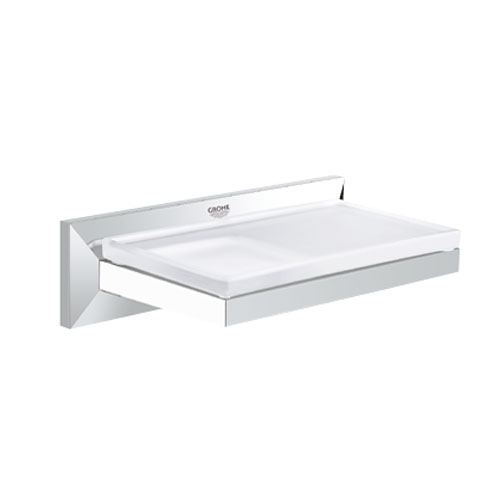 Grohe 40504 000 Allure Brilliant Shelf with Soap Dish - Chrome