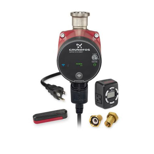 Grundfos 15-55-HWR-T ALPHA Hot Water Recirculation Pump (99906545)