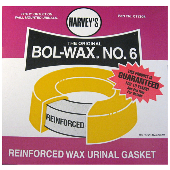 Harvey 011305 No.6 Bol-Wax Urinal Gasket