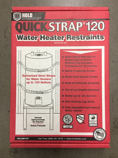 Holdrite QS-120 Quick Strap Water Heater Strap