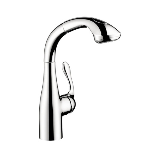 Hansgrohe 04067000 Allegro E Single Handle Pull-Out Kitchen Faucet - Chrome