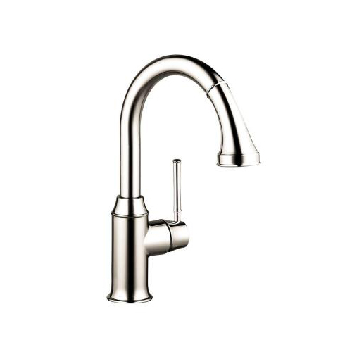 Hansgrohe 04216830 Talis C Prep Pull Down Kitchen Faucet - Polished Nickel