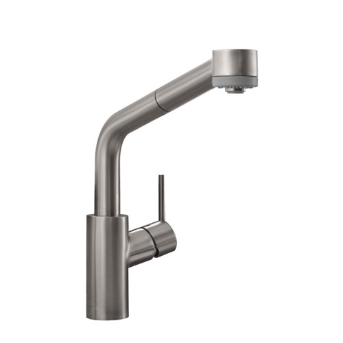 Hansgrohe 04247800 Talis S SemiArc Pullout Kitchen Faucet - Steel Optik