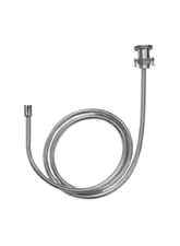 Hansgrohe 06438820 Deck Mounted Metal Hose Pull Out Set, Holder and Elbow - Brushed Nickel (Pictured in Chrome)