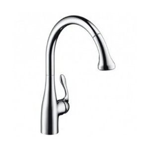 Hansgrohe 06460860 Allegro Gourmet Pull Down Kitchen Faucet - Steel Optik (Pictured in Chrome)