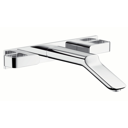 Hansgrohe 11043001 Axor Urquiola Wall-Mounted Widespread Faucet Trim with Baseplate - Chrome