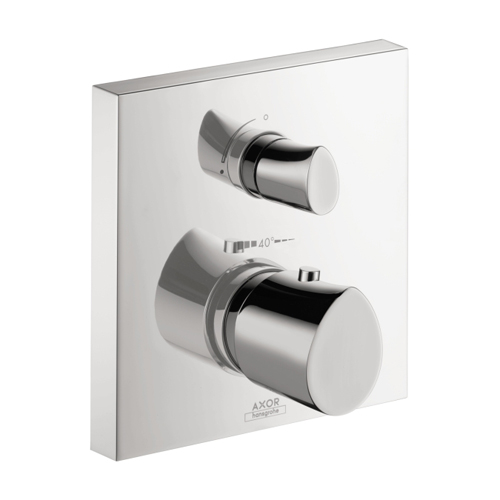 Hansgrohe 12716001 Axor Starck Organic Thermostatic Trim with Volume Control and Diverter - Chrome