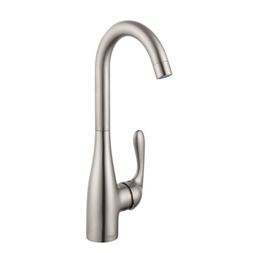 Hansgrohe 14801801 Allegro E Bar Faucet - Steel Optik