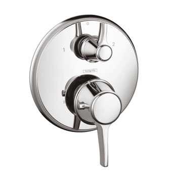 Hansgrohe 15752001 C Thermostatic Trim with Volume Control - Chrome