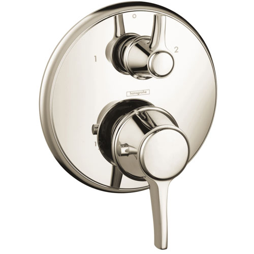 Hansgrohe 15752831 Ecostat C Thermostatic Trim with Volume Control - Polished Nickel