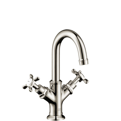 Hansgrohe 16505831 Axor Montreux Single Hole Two Handle Small Lavatory Mixer - Polished Nickel