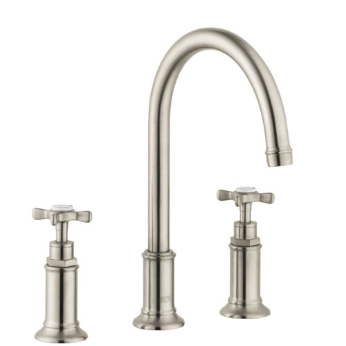 Hansgrohe 16513821 Axor Montreux Widespread Lavatory Faucet - Brushed Nickel