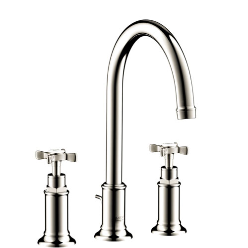 Hansgrohe 16513831 Axor Montreux Widespread Lavatory Faucet - Polished Nickel