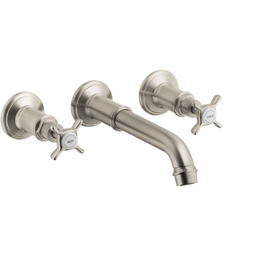Hansgrohe 16532821 Axor Montreux Wall Mounted Widespread Lavatory Faucet - Brushed Nickel