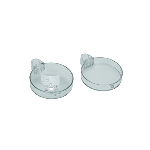 Hansgrohe 28675000 Casetta 'S Double Soap Dish - Clear