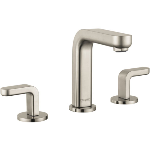 Hansgrohe 31067821 Metris Widespread Lavatory Faucet with Lever Handles - Brushed Nickel