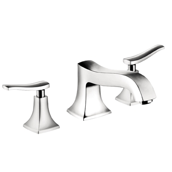 Hansgrohe 31313831 Metris C 3-Hole Tub Filler Trim - Polished Nickel (Pictured in Chrome)