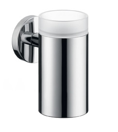 Hansgrohe 40518820 E & S Accessories Tooth Brush Holder - Brushed Nickel (Pictured in Chrome)