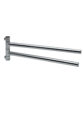 Hansgrohe 40820820 Axor Citterio Twin Towel Bar - Brushed Nickel (Pictured in Chrome)