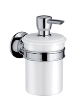 Hansgrohe 42019820 Axor Montreux Soap/Lotion Dispenser - Brushed Nickel (Pictured in Chrome)