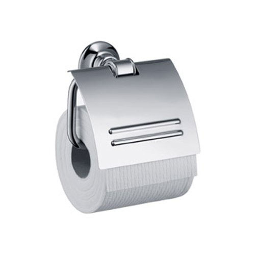 Hansgrohe 42036830 Axor Montreux Toilet Paper Holder with Cover - Polished Nickel