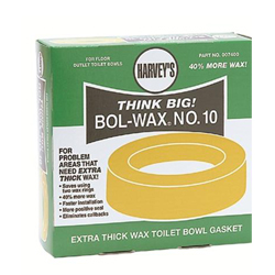 Oatey Harvey 001115-24 No-Seep No. 10 Extra Thick Wax Gasket