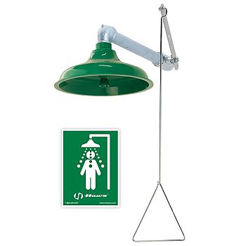 Haws 8122 Horizontal or Vertical Mount Emergency Drench Shower