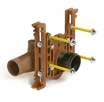 Jay R. Smith 0211RY-M58-54 Horizontal Fixture Support for Siphon Jet Water Closet - Single - Right Hand No-Hub