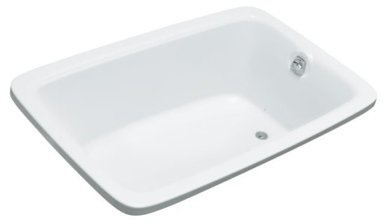 Kohler K-1158-G-0 Bancroft 5.5' Experience BubbleMassage Bath with Heater - White
