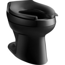 Kohler K-4406-7 Wellworth Flushometer Bowl - Black