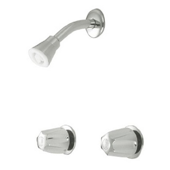 Kingston Brass KF114 Americana 8-Inch Twin Handle center Tub and Shower Valve without Spout - Polished Chrome