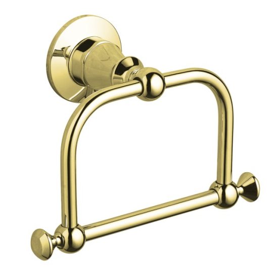 Kohler K-208-PB Antique Towel Ring - Polished Brass