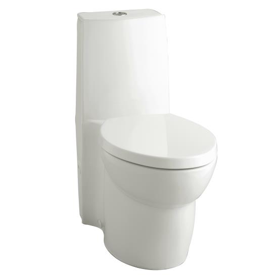 Kohler K-3564-0 Saile Elongated One-piece toilet with Dual Flush Technology - White